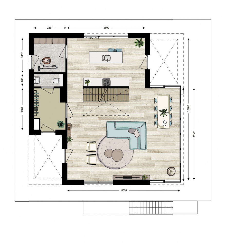 Plattegrond BG