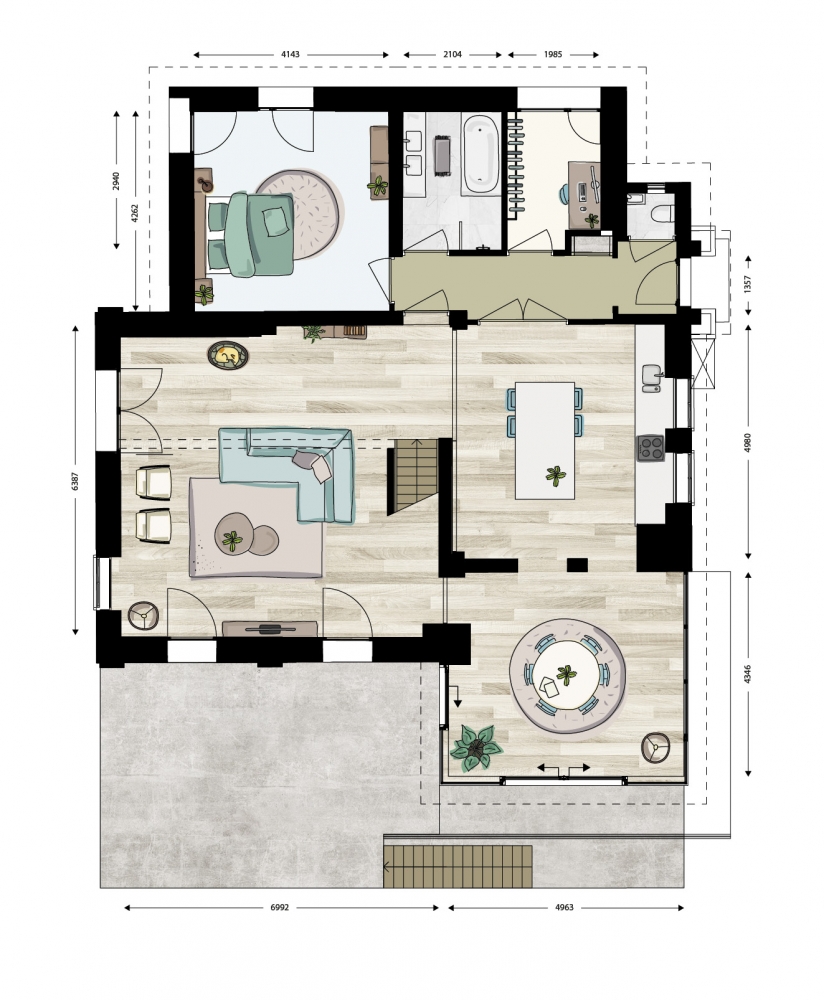 Plattegrond BG